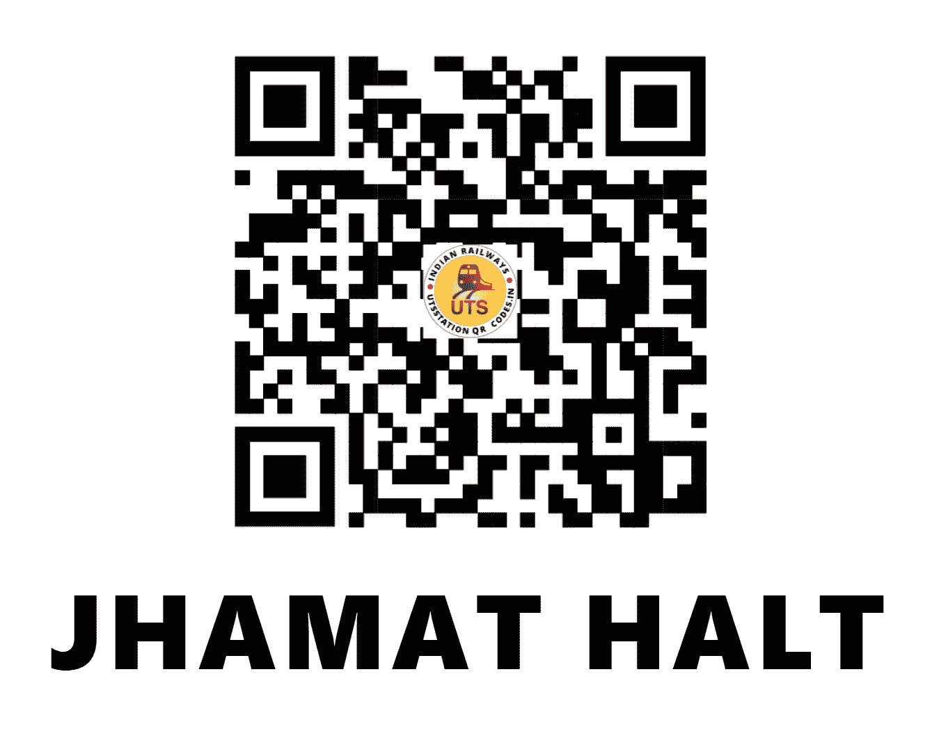 UTS QR Code for JHAMAT HALT - JLT (NE - UTTAR PRADESH)